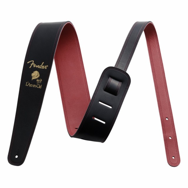 フェンダー Fender KEN SIGATURE STRAP Black/Red ギターストラップ