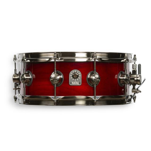 NATAL S-WN-S455-BSN Original Walnut Sunburst 14” x 5.5” スネアドラム
