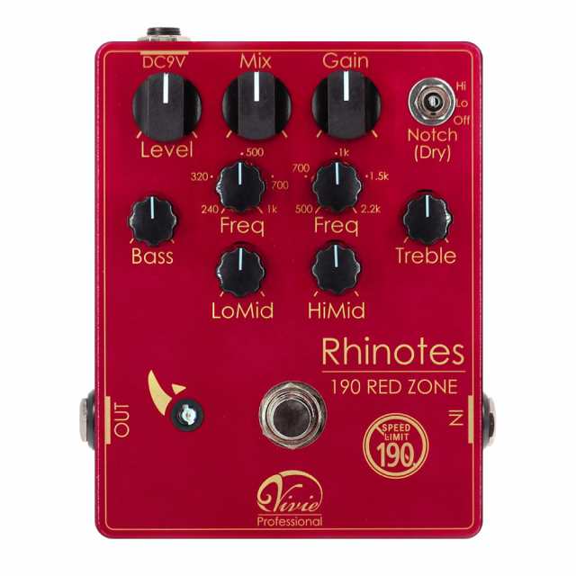 Vivie Professional Rhinotes 190 REDZONE IKUO Signature Pre-Amp