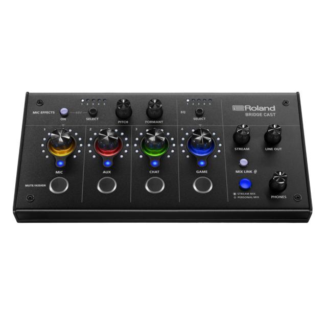 ローランド ROLAND BRIDGE CAST Black ゲーミングオーディオミキサー
