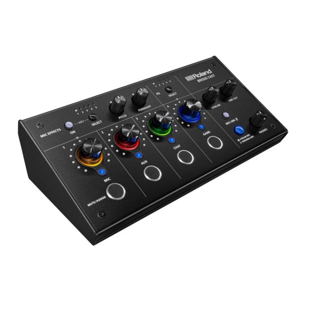 ローランド ROLAND BRIDGE CAST Black ゲーミングオーディオミキサー