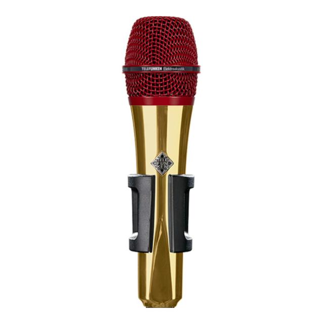 TELEFUNKEN M80 Custom Shop ゴールド/レッド ダイナミックマイクの通販は