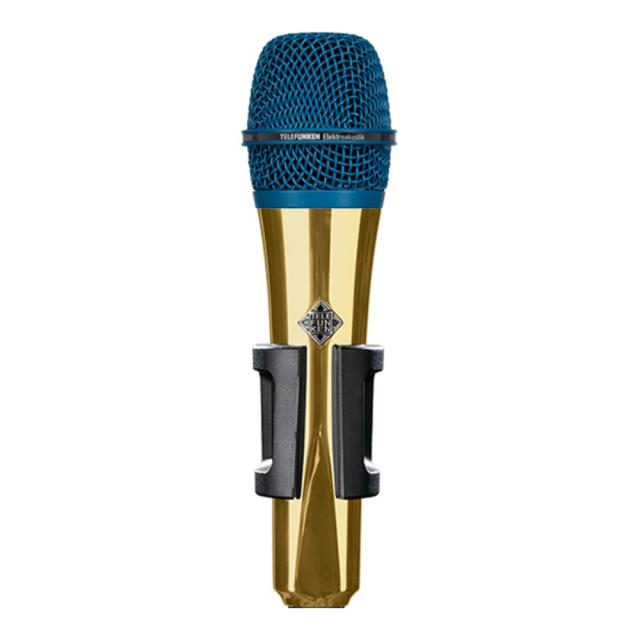 TELEFUNKEN M80 Custom Shop ゴールド/ブルー ダイナミックマイクの