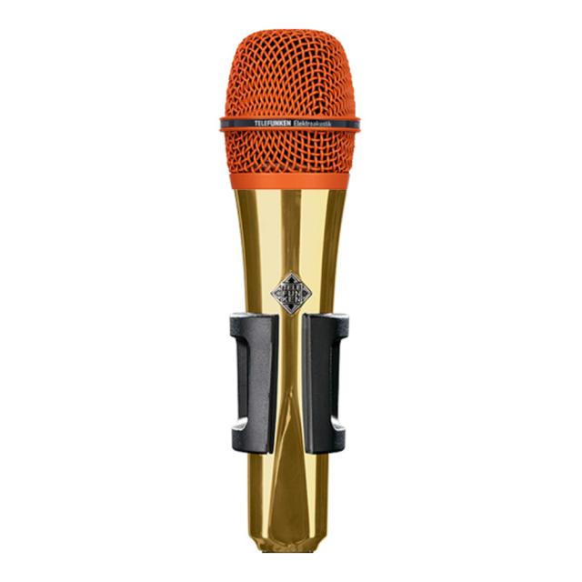TELEFUNKEN M80 Custom Shop ゴールド/オレンジ ダイナミックマイクの
