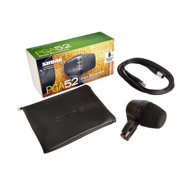 SHURE PGA52-XLR-J カーディオイド・ダイナミック・キックドラム用マイクロホン