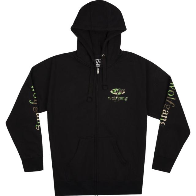 EVH イーブイエイチ Wolfgang Black and Camo Hoodie Sサイズ パーカー フーディの通販は