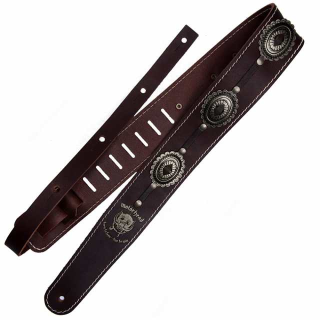 Richter Straps #1567 Motorhead Brown/Old Silver ギターストラップ