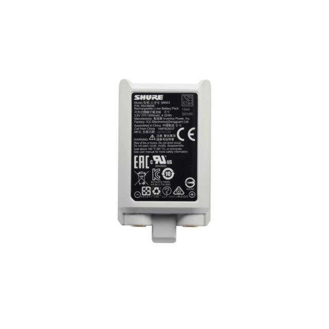 SHURE シュア SB903 ワイヤレスシステム用リチウムイオン充電池