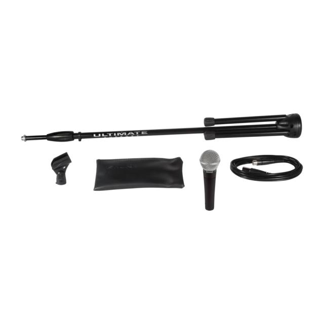 SHURE シュア SM58-CN BTS-A ステージパフォーマンスキット SM58+XLRケーブル+マイクスタンド付きの通販は 15,785円