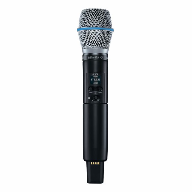 SHURE シュア SLXD2/B87A=-JB ハンドヘルド型送信機 ワイヤレスマイク B帯