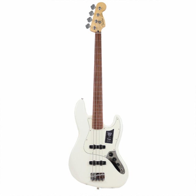 Fender フェンダー Player Jazz Bass Fretless PF Polar White