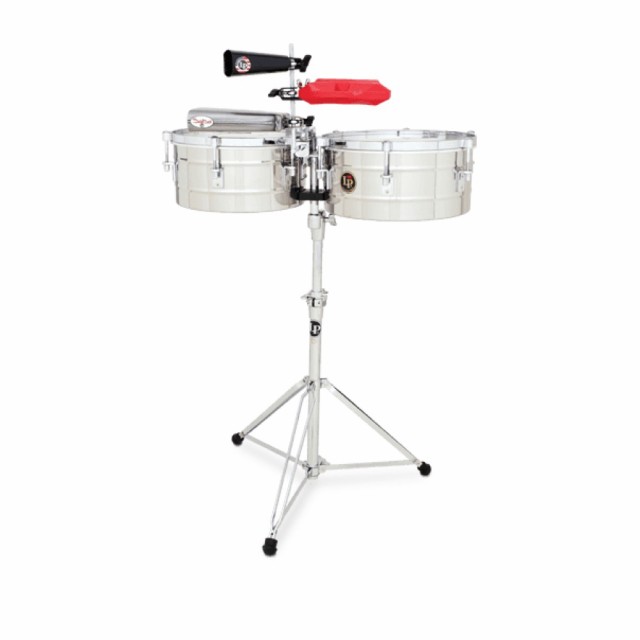 LP LP256-S TITO PUENTE 13” AND 14” TIMBALES Stainless Steel ティンバレス