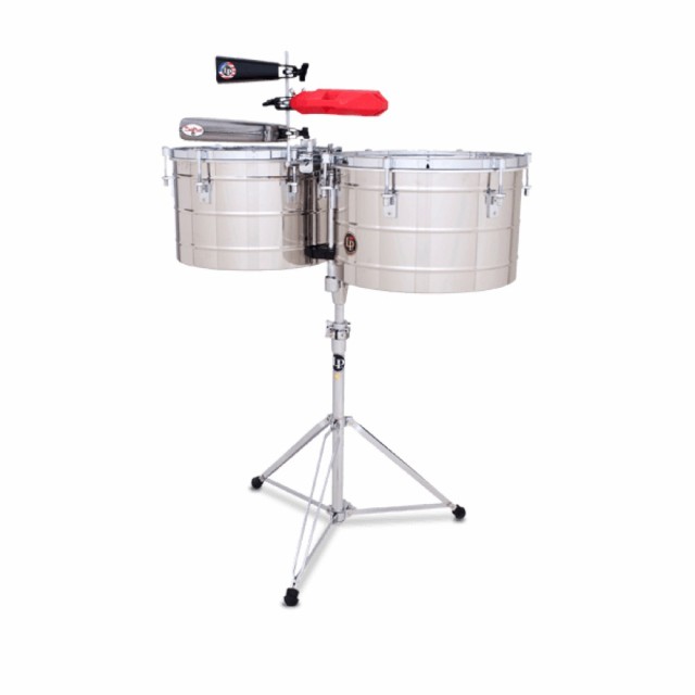 LP LP258-S TITO PUENTE 15” AND 16” TIMBALES Stainless Steel ティンバレス