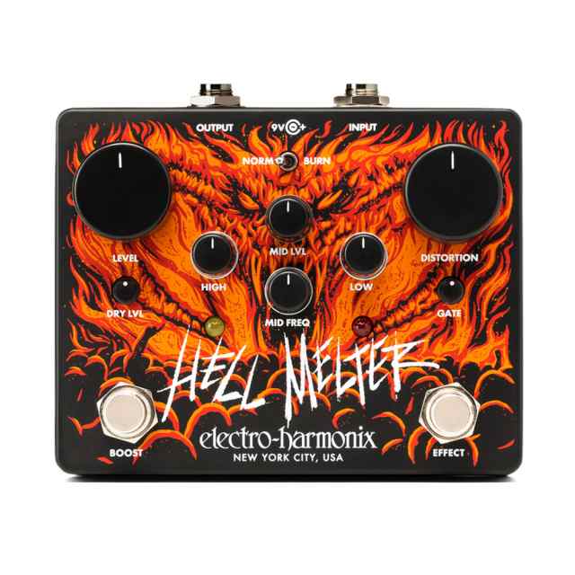 ELECTRO-HARMONIX Hell Melter Advanced Metal Distortion ディストーション ヘルメルター ギターエフェクターの通販は