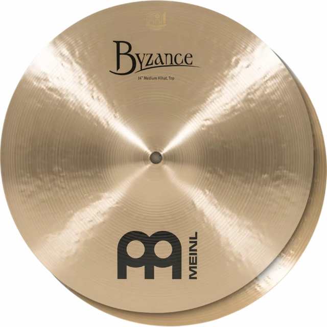 MEINL マイネル B14MH-B Byzance Brilliant 14” Hihats MEDIUM ハイハット トップ＆ボトム