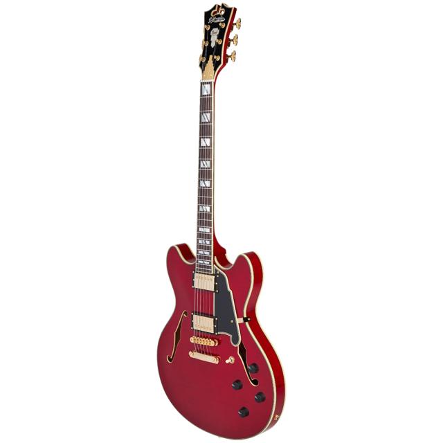 D’Angelico ディアンジェリコ Excel DC Trans Cherry エレキギター_2