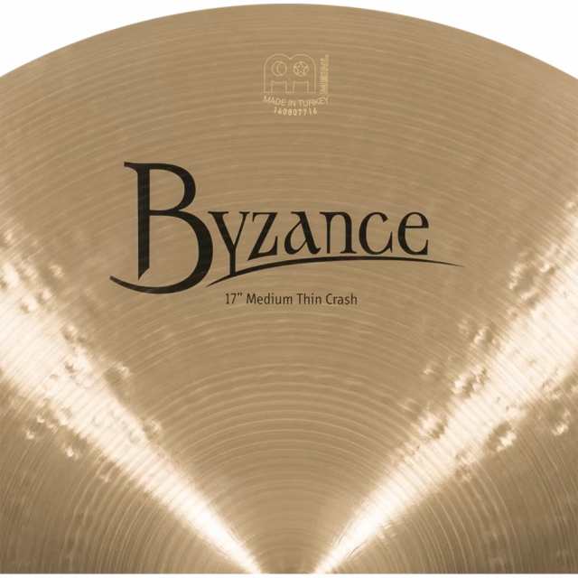 MEINL マイネル Byzance Traditional B17MTC 17” MEDIUM THIN Crash クラッシュシンバル