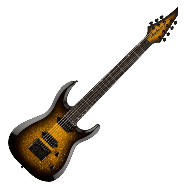 Jackson ジャクソン Pro Plus Series DINKY Modern EVTN7 Gold Sparkle 7弦エレキギター