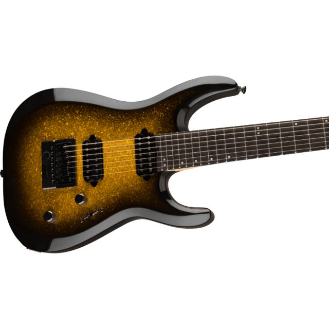 Jackson ジャクソン Pro Plus Series DINKY Modern EVTN7 Gold Sparkle 7弦エレキギター_2