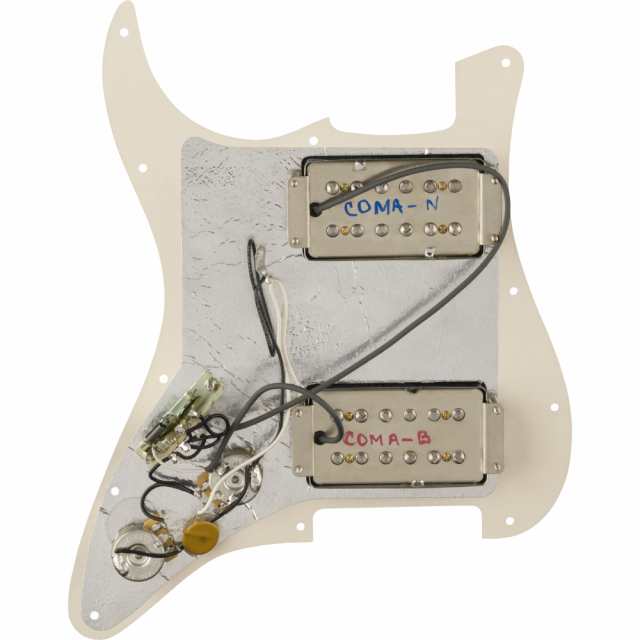 Fender Custom ML CuNiFe Wide-Range Humbucker Pre-Wired Stratocaster Pickguard 配線済みピックアップアッセンブリー