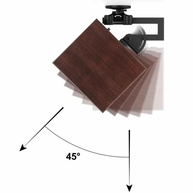 ISO ACOUSTICS V120 C-Bracket V120用 Cブラケット シーリングマウントしたV120を角度調整可能_4