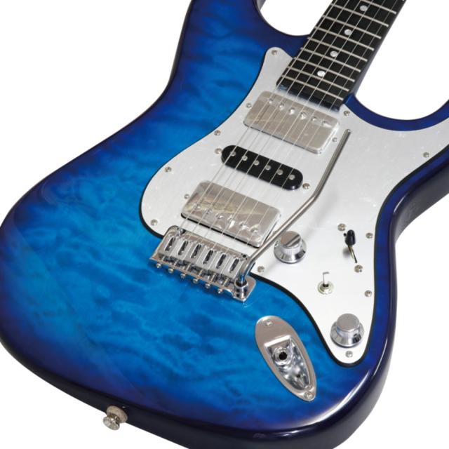 MD-MM Produce エムディーエムエムプロデュース MD-Premier MD-G7 Plus See-through Blue エレキギター_3