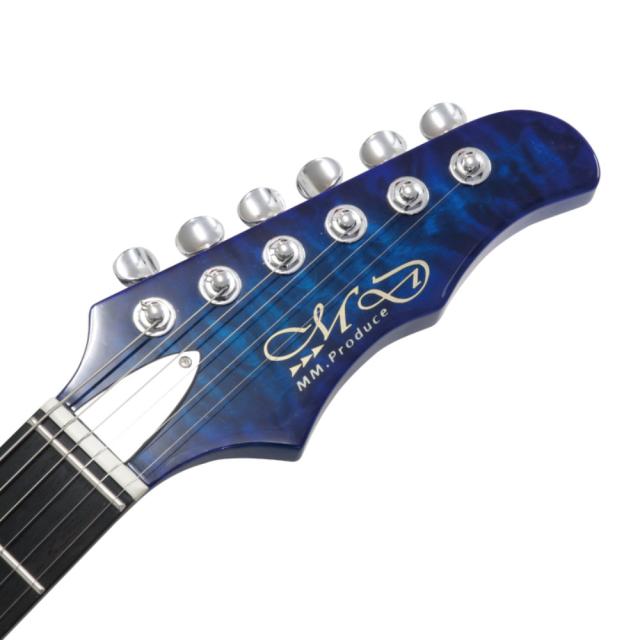 MD-MM Produce エムディーエムエムプロデュース MD-Premier MD-G7 Plus See-through Blue エレキギター_5
