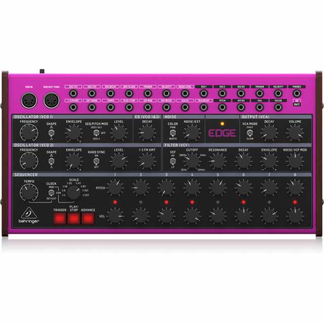 BEHRINGER ベリンガー EDGE Analog Percussion Synthesizer ドラムベースマシン セミモジュラーシンセサイザー