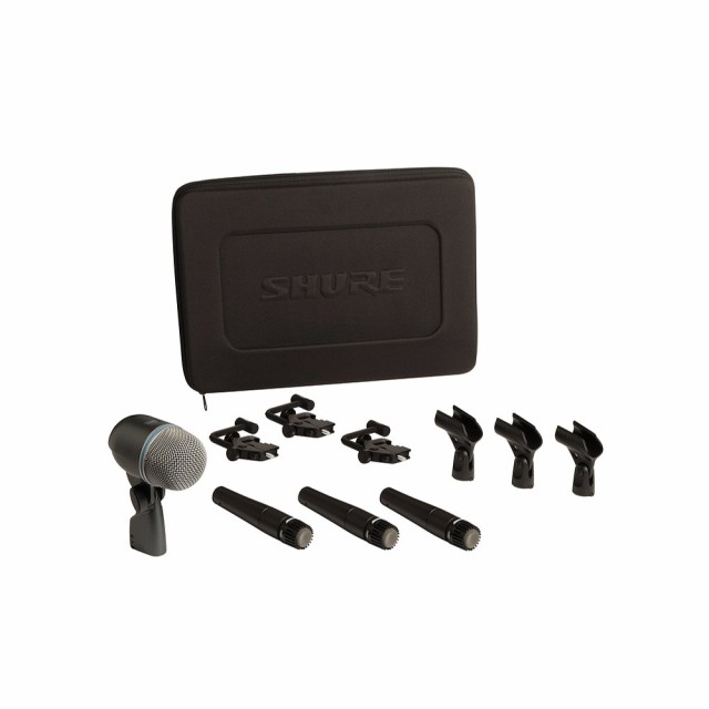 SHURE DMK57-52J ドラム用マイクキット BETA52A ×1 / SM57 ×3  マイクホルダー キャリングケース付きセットの通販は