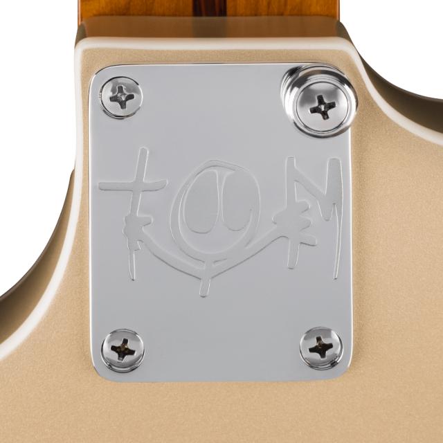 Fender フェンダー Tom DeLonge Starcaster RW CHW Satin Shoreline Gold エレキギター_4