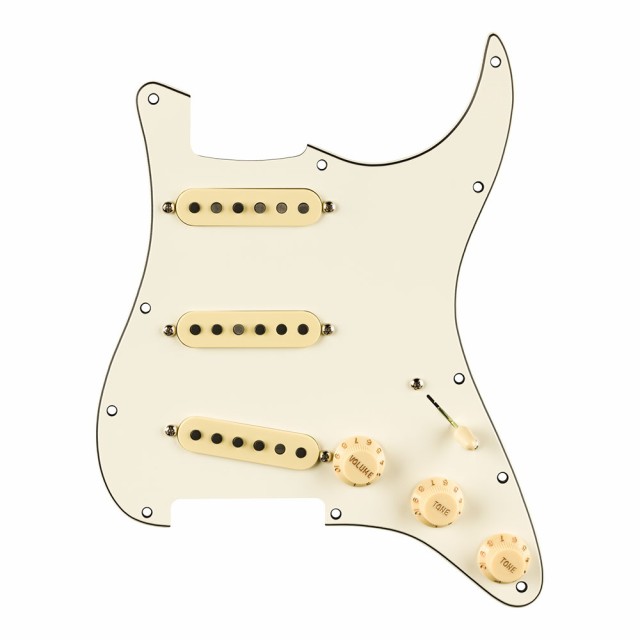 Fender フェンダー Pre-Wired Strat Pickguard Pure Vintage ’59 w/RWRP Middle Parchment 配線済ピックアップセット