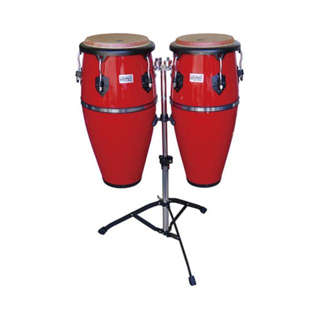 LP Patato コンガ 赤 2台セット TOCA トカ 4010R Players Fiberglass 10+11インチ Conga Set Red