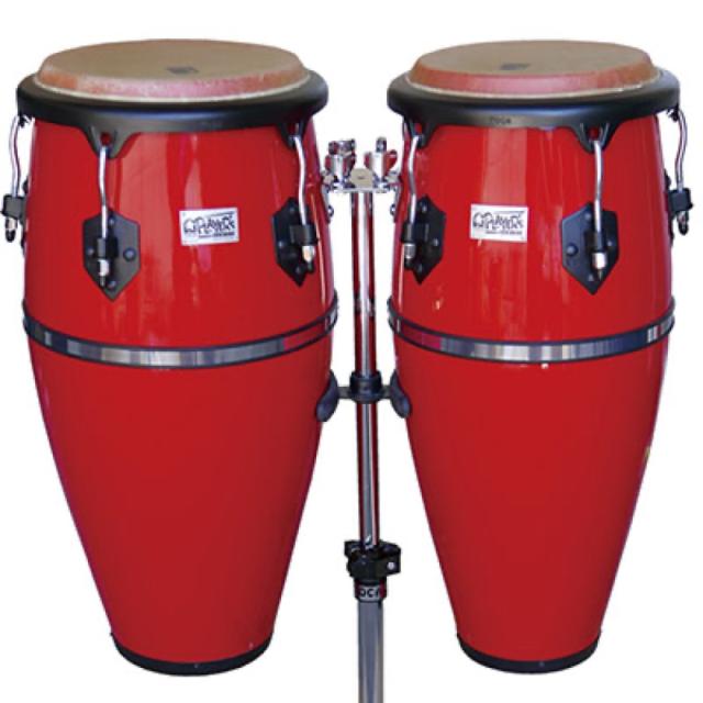 TOCA トカ 4010R Players Fiberglass 10+11インチ Conga Set Red
