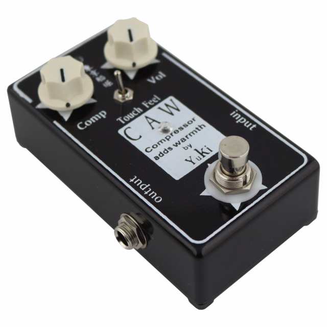 YUKI CAW BLK Compressor adds warmth コンプレッサー ギターエフェクター