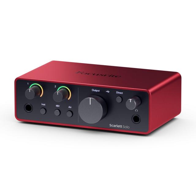 Focusrite Scarlett Solo 4th Gen オーディオインターフェイス_1