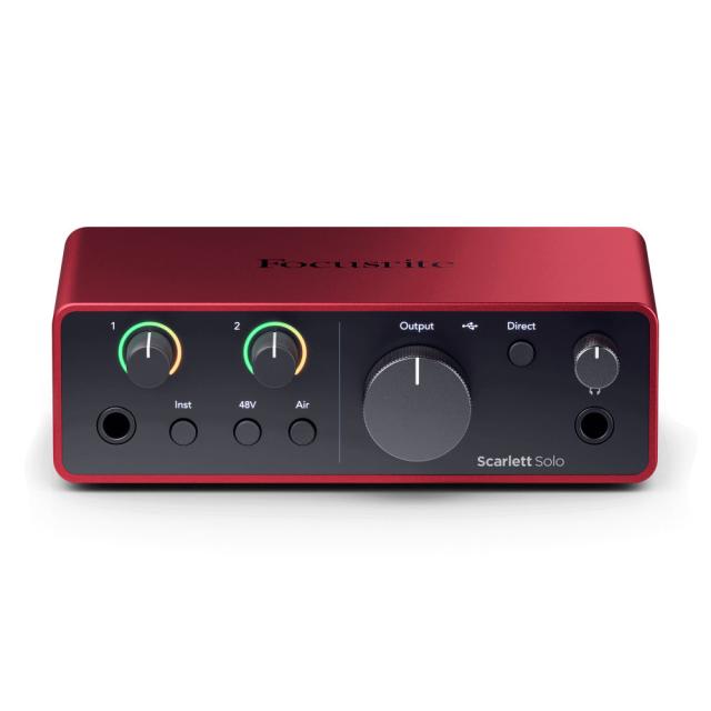 Focusrite Scarlett Solo 4th Gen オーディオインターフェイス_3