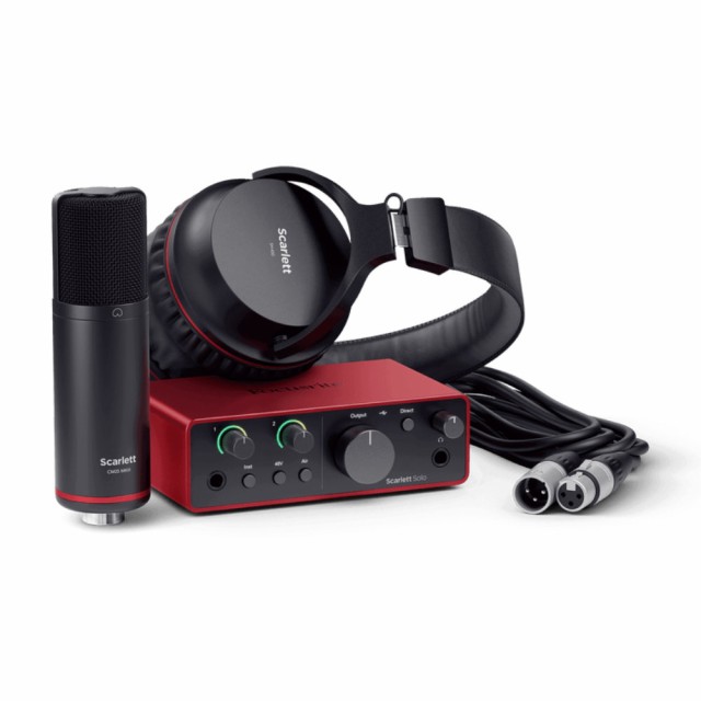 Focusrite Scarlett Solo Studio 4th Gen オーディオインターフェイスセットの通販は