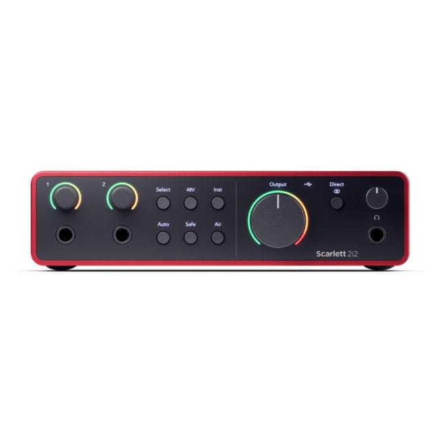 Focusrite Scarlett 2i2 4th Gen オーディオインターフェイス Focusrite Scarlett 2i2 4th Gen オーディオインターフェイス
