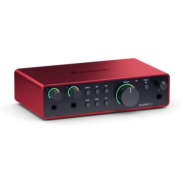 Focusrite Scarlett 2i2 4th Gen オーディオインターフェイス_4