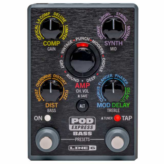 LINE6 ライン6 POD Express Bass アンプエフェクトプロセッサー ベースエフェクター