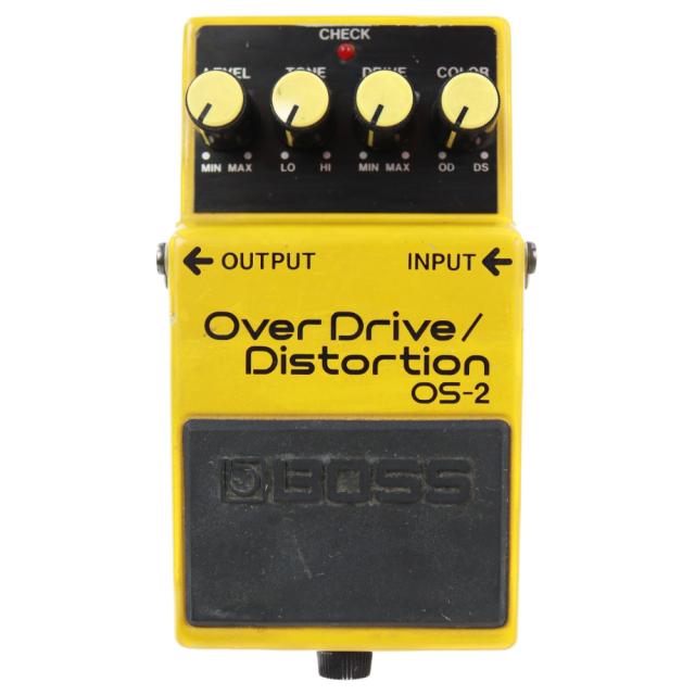 【中古】 オーバードライブ ディストーション エフェクター BOSS OS-2 OverDrive Distortion ギターエフェクターの通販は 5,394円