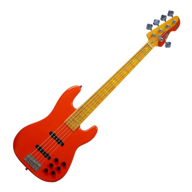 Markbass マークベース MB GV5 GLOXY VAL Fiesta Red CR MP 5弦エレキベースの通販は 82,280円
