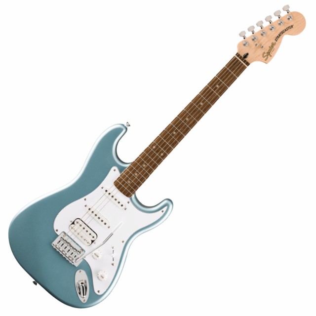 Squier スクワイヤー Affinity Series Stratocaster Junior HSS Laurel Fingerboard White Pickguard Ice Blue Metallic