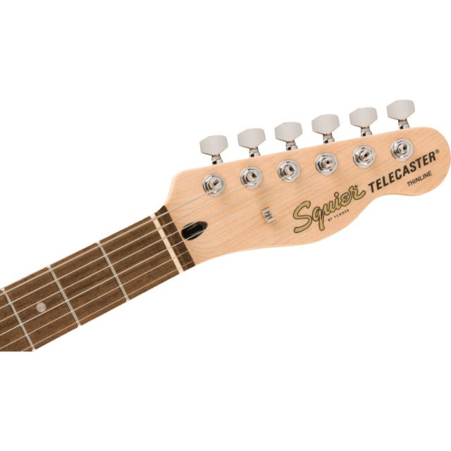 Squier スクワイヤー スクワイア Affinity Series Telecaster Thinline Laurel Fingerboard Black Pickguard Olympic White_5