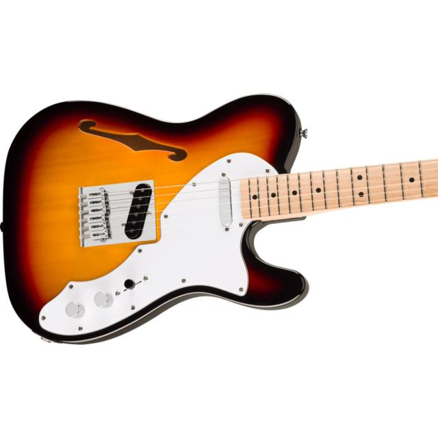 Squier スクワイヤー スクワイア Affinity Series Telecaster Thinline Maple Fingerboard White Pickguard 3-Color Sunburst_2