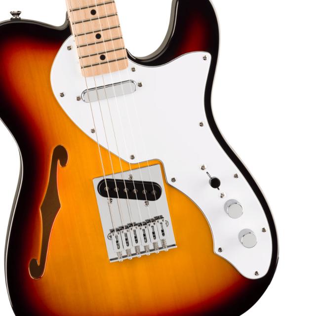 Squier スクワイヤー スクワイア Affinity Series Telecaster Thinline Maple Fingerboard White Pickguard 3-Color Sunburst_3