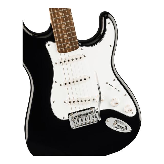 Squier Affinity Series Stratocaster Mustang Micro Pack Black エレキギター ヘッドホンアンプ付きセット_4