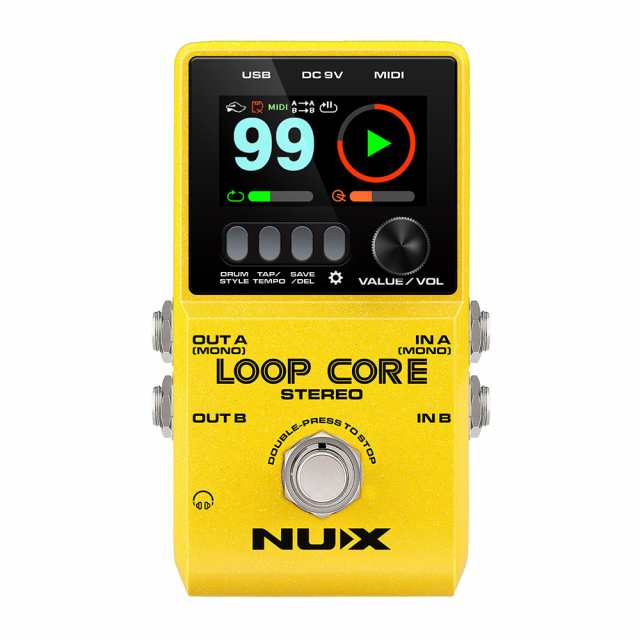 NUX ニューエックス Loop Core Stereo ルーパー ギターエフェクターの通販は 13,651円