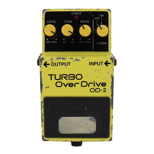 【中古】ターボオーバードライブ エフェクター BOSS OD-2 TURBO OverDrive Made in Japan ボス ギターエフェクターの通販は 7,902円