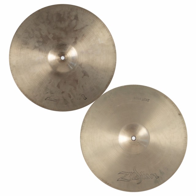 【中古】 ZILDJIAN A Zildjian NEW BEAT HIHAT Pair 14インチ ハイハットシンバル ペア 70s〜80s ビンテージシンバル